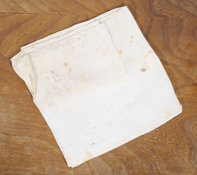 Lot 221 - A George IV handkerchief, c.1826, cut in white...
