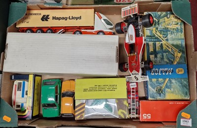 Lot 1503 - A tray of boxed and loose diecast models, to...