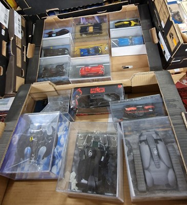 Lot 1554 - Two trays of Fabbri Eagle Moss Batman DC...