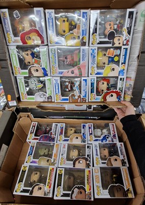 Lot 1558 - Two trays of Funko POP! vinyl figures, to...