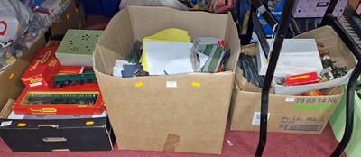 Lot 1567 - Three boxes of Hornby Triang 00 gauge coaches,...