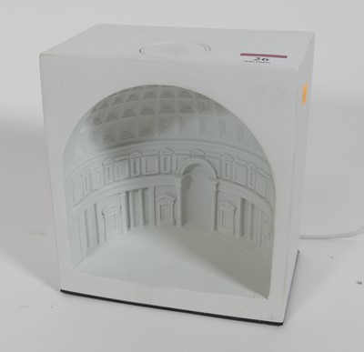 Lot 26 - A contemporary USB desk lamp, relief decorated...