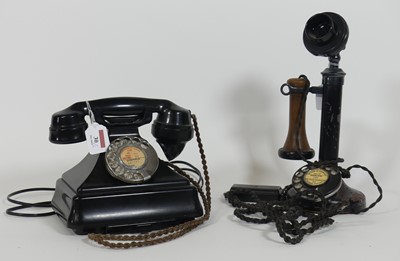 Lot 30 - An early 20th century black painted British...