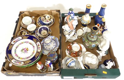 Lot 54 - A collection of ceramics, to include 19th...