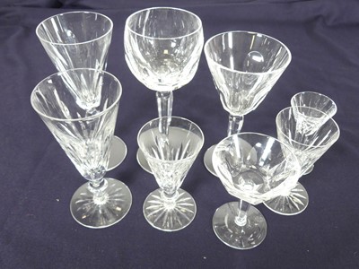 Lot 80 - A suite of Waterford Sheila pattern crystal...