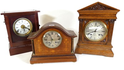 Lot 91 - An Edwardian walnut and marquetry inlaid...