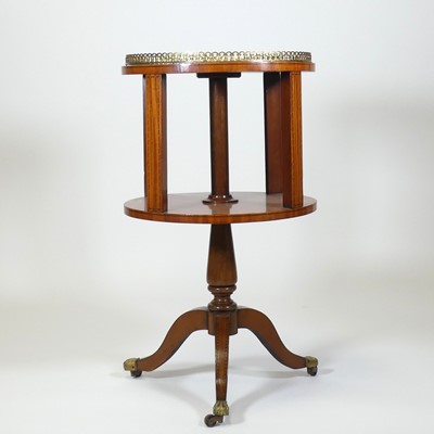 Lot 2547 - A Sheraton Revival satinwood and inlaid...