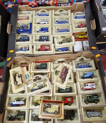 Lot 1583 - Two trays containing Lledo Days Gone...