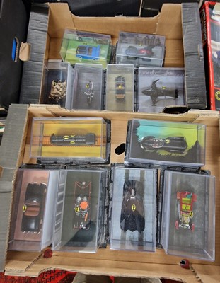 Lot 1585 - A Fabbri Eaglemoss two trays containing Batman-...
