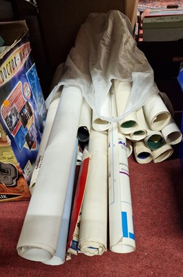 Lot 1598 - A large collection of railway related maps and...