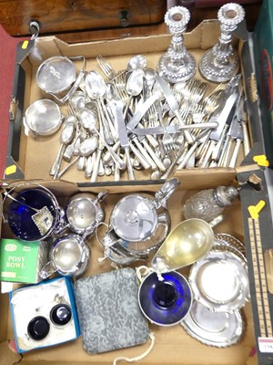 Lot 158 - A collection of silver plated wares, to...