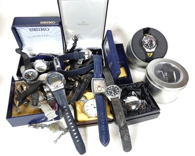 Lot 239 - A collection of wristwatches, to include a...