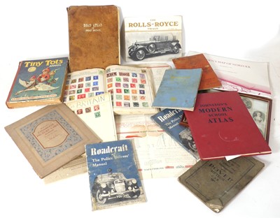 Lot 268 - A collection of ephemera, mainly motoring...