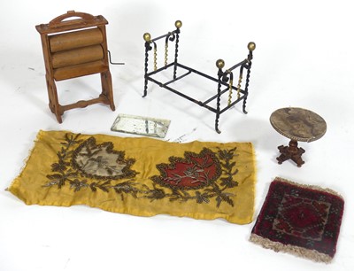 Lot 255 - A collection of dolls house furniture to...