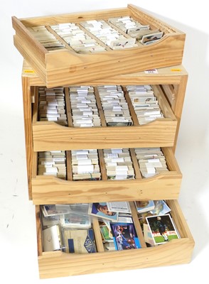 Lot 261 - An extensive collection of cigarette cards, to...
