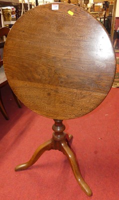 Lot 1209 - An early 19th century provincial oak circular...