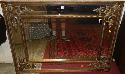 Lot 1146 - A contemporary French style floral gilt...