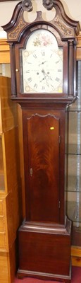 Lot 1212 - An early 19th century mahogany longcase clock,...
