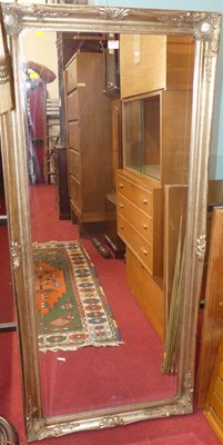 Lot 1214 - A contemporary silvered floral decorated...