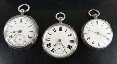 Lot 352 - S Goldstone of Manchester engine turned silver...