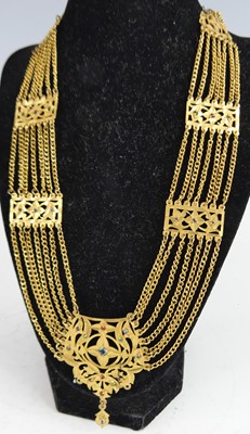 Lot 367 - An Arts & Crafts gilt metal and enamel...