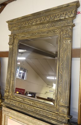Lot 1012 - A reproduction gilt composition framed and...