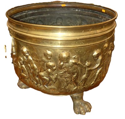 Lot 1290 - A large early 20th century Dutch embossed...