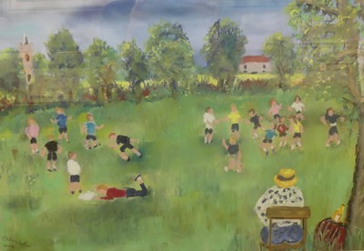 Lot 1048 - Nicola Tilley (contemporary) - Sunlit harbour...