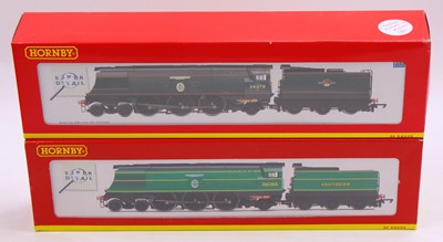 Lot 604 - Two Hornby 00 gauge ‘Battle of Britain’ class...