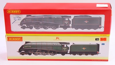 Lot 611 - Two Hornby 00 gauge 4-6-2 locos & tenders...