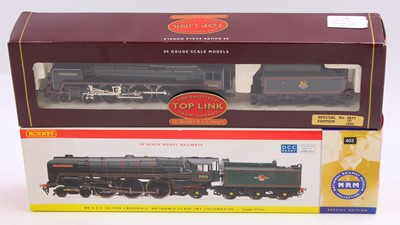 Lot 613 - Two Hornby 00 gauge 4-6-2 Britannia class...