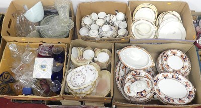 Lot 500 - Six boxes of various ceramic and glass items...