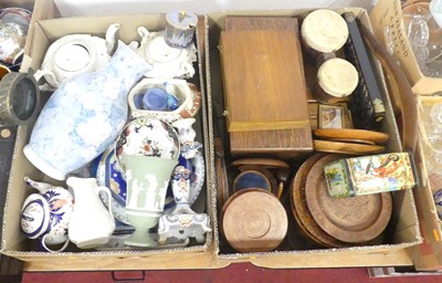 Lot 501 - Two trays of miscellaneous items to include a...