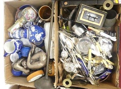 Lot 502 - Two trays of various miscellaneous items to...