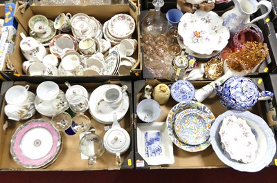 Lot 455 - Four boxes of various china and ceramic items...