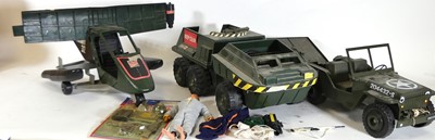 Lot 458 - Two boxes of 1970s Action Man, equipment,...