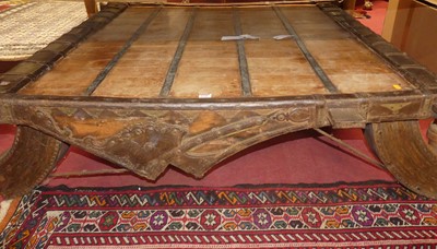 Lot 1320 - An Eastern hardwood, further metal and brass...