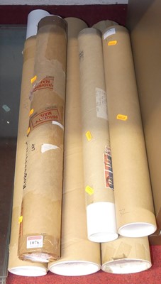 Lot 1076 - Assorted limited edition unframed and rolled...