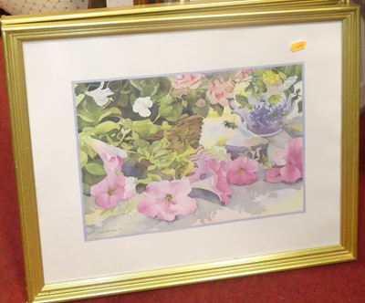 Lot 1082 - Julia Rowntree (contemporary) - Still life...