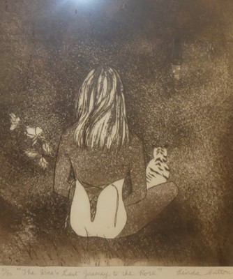 Lot 1085 - Linda Sutton (b.1947) - The Bees' last journey...