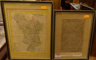Lot 1099 - Emmanuel & Thomas Bowen - engraved county map...
