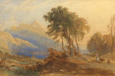 Lot 1102 - David Cox Snr (1783-1859) - Livestock and...