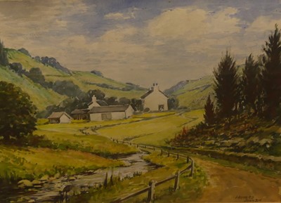 Lot 1109 - Leonard Johnson - The Lakes from Grange over...