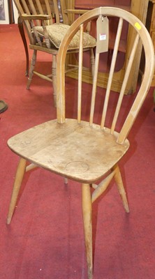 Lot 1337 - A 1960s Ercol blond elm and beech single...