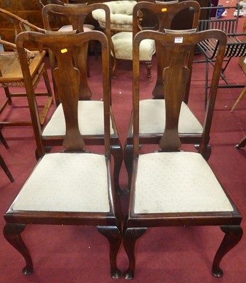 Lot 1342 - A set of four early 20th century stained beech...