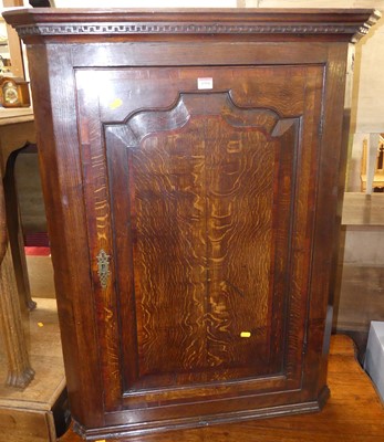 Lot 1354 - A circa 1800 provincial oak and mahogany...