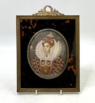 Lot 397 - English School, late 19th century, head &...