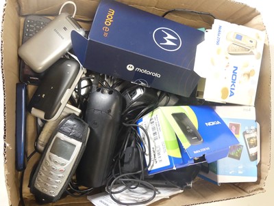 Lot 437 - A collection of mobile phones, to include...