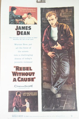 Lot 1504 - Rebel Without A Cause, a reissue poster of the...