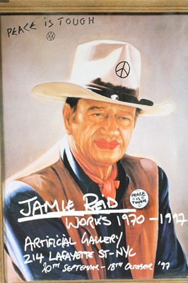 Lot 1319 - Jamie Reid, (British 1947-2023), Peace Is...